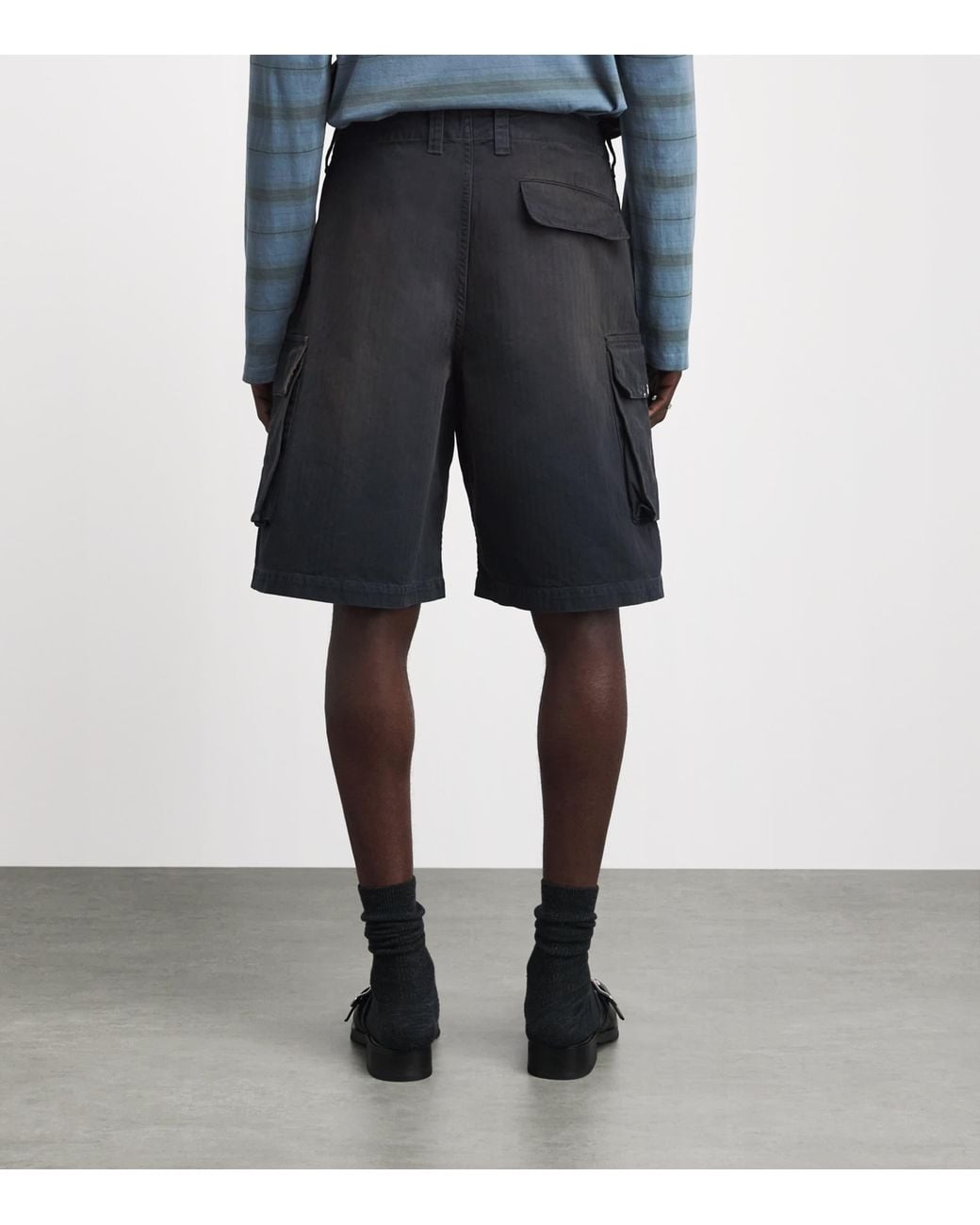 Our Legacy Cotton Mount Cargo Shorts in Gray for Men | Lyst