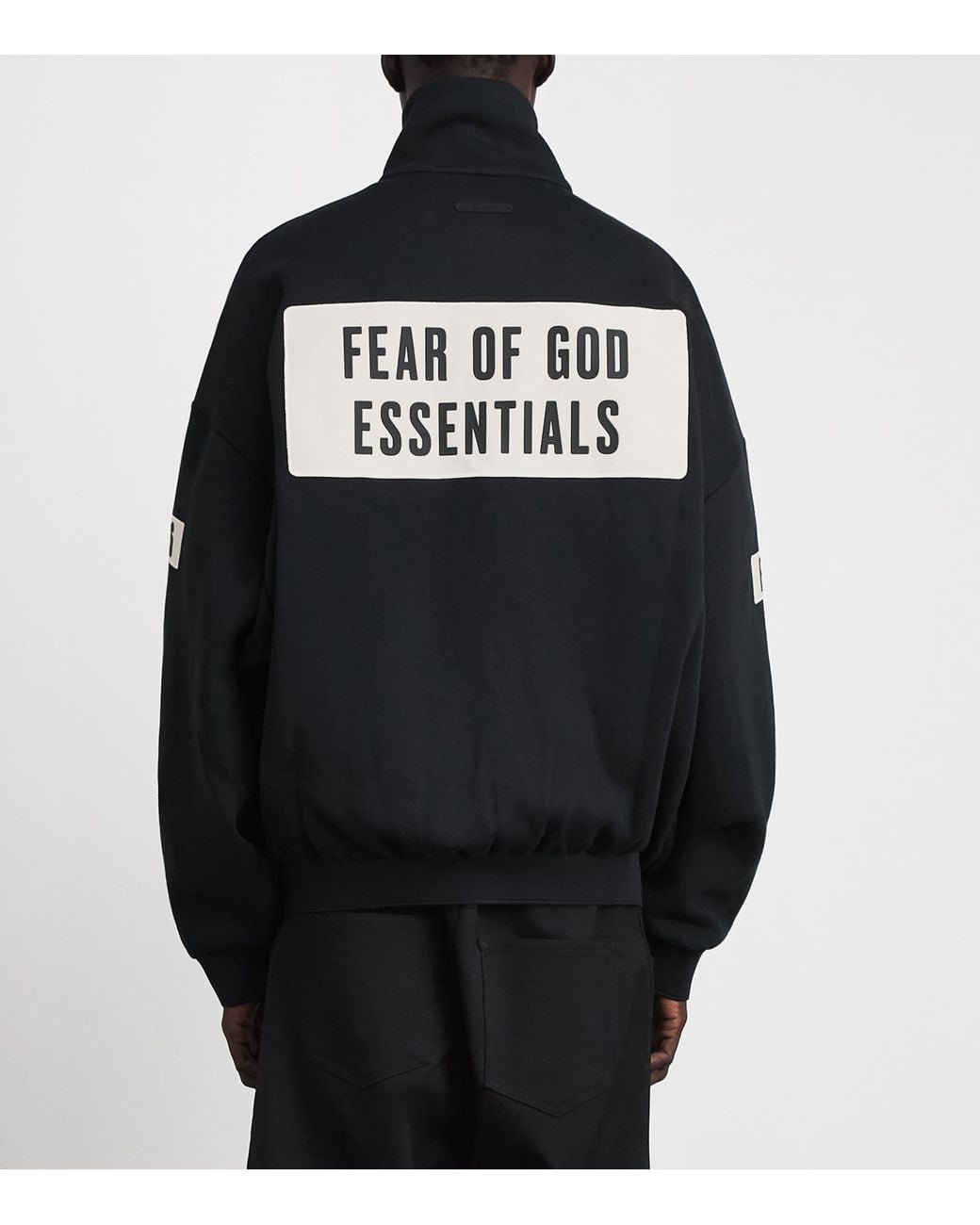 Fear Of God Black Logo Track Jacket for men