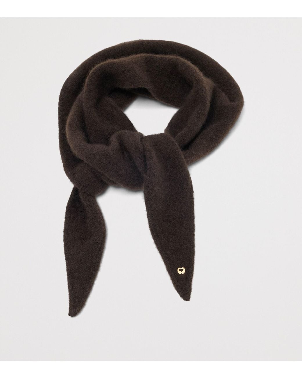 Maje Black Yak-Blend Scarf