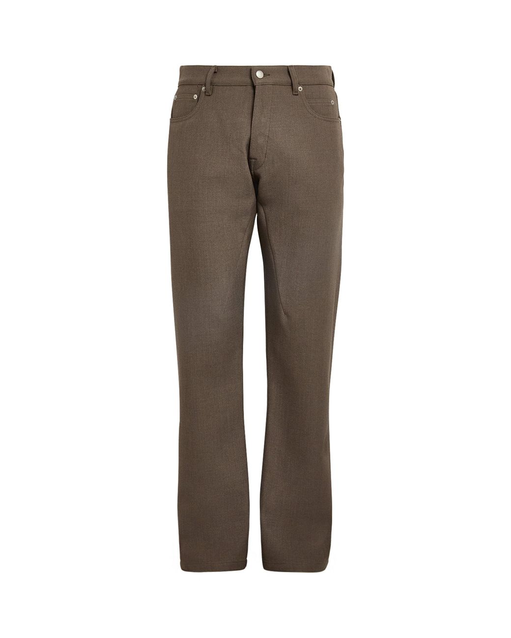 Rick Owens Gray Wool Wide-Leg Kurdt Trousers for men
