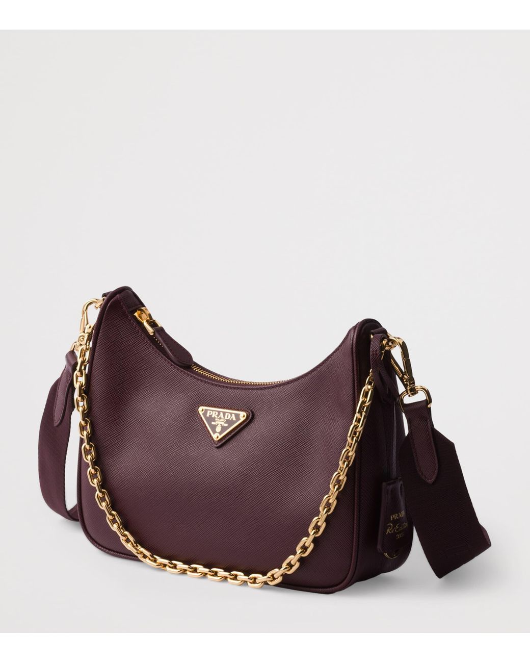 Prada Brown Re-Edition 2005 Saffiano Leather Bag
