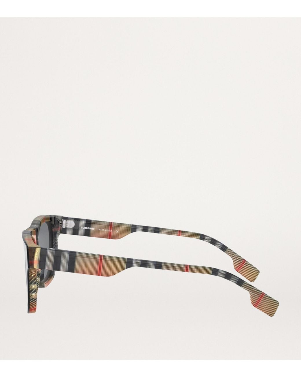 Burberry Black Acetate Square Sunglasses for men