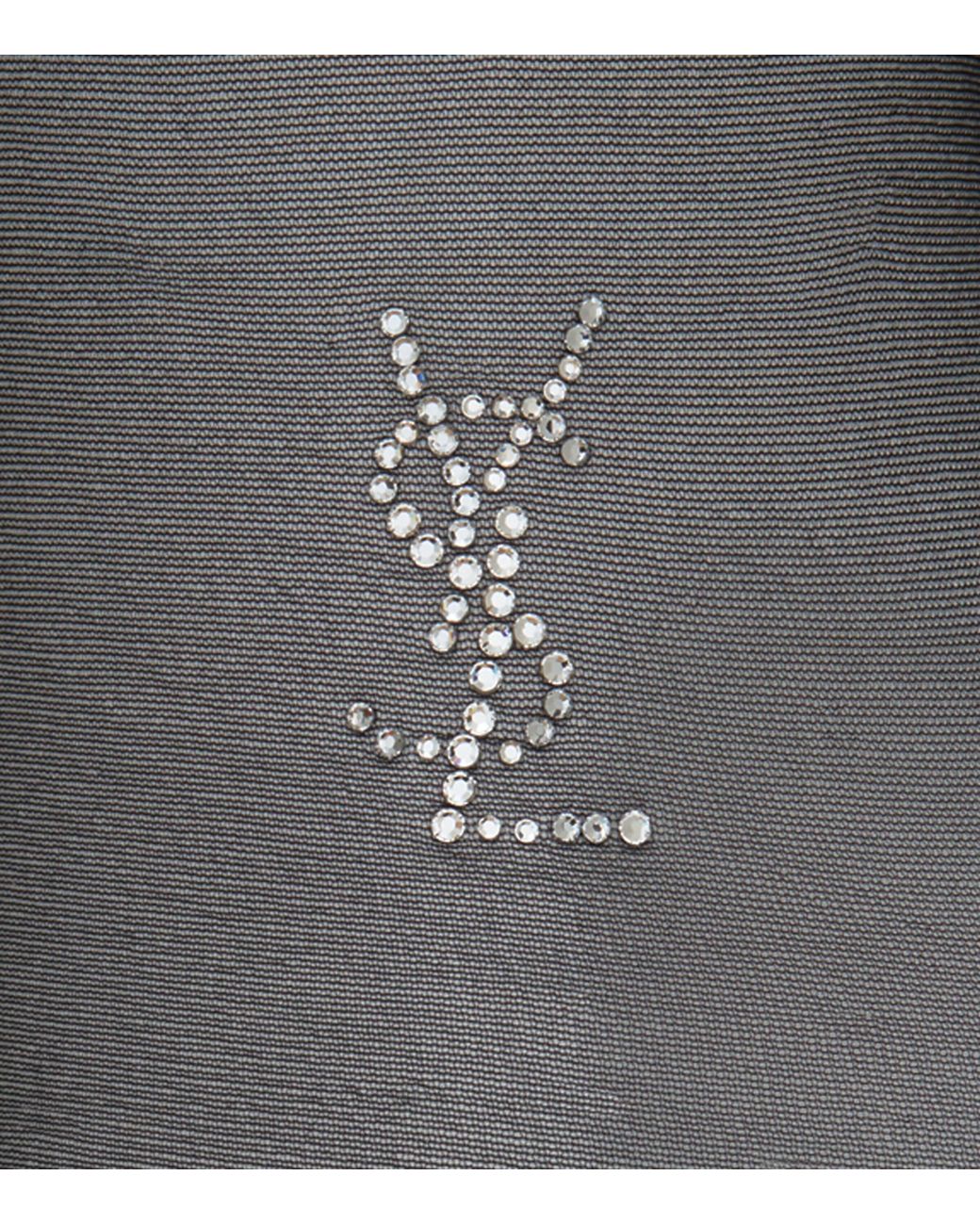 Saint Laurent Gray Sheer Cassandre Tights