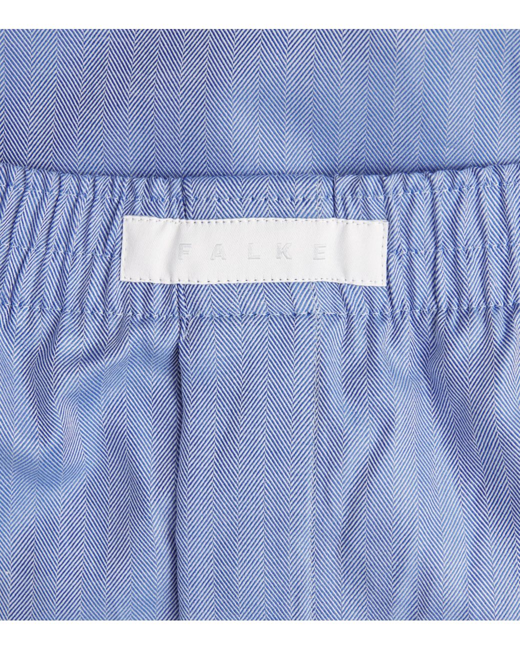 Falke Blue Cotton Woven Boxer Shorts for men