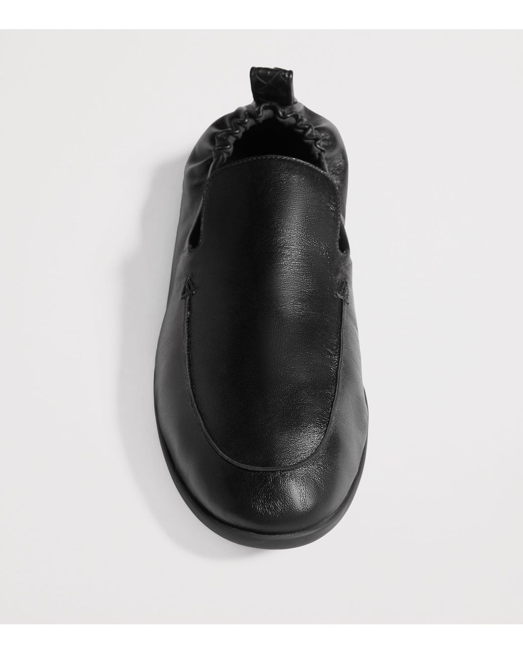 Bottega Veneta Black Nappa Leather Dawson Loafers for men
