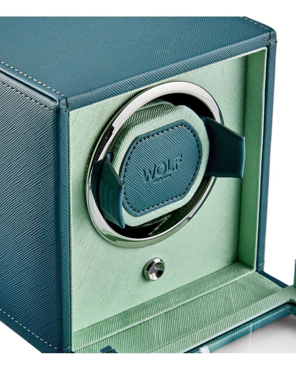 Wolf Green Cub Watch Winder With Cover