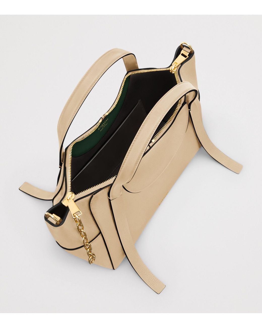 Givenchy Natural Medium Leather Snatch Top-Handle Bag