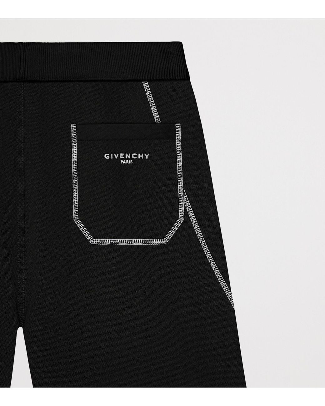 Givenchy Black Fleece Couture Seam Shorts for men