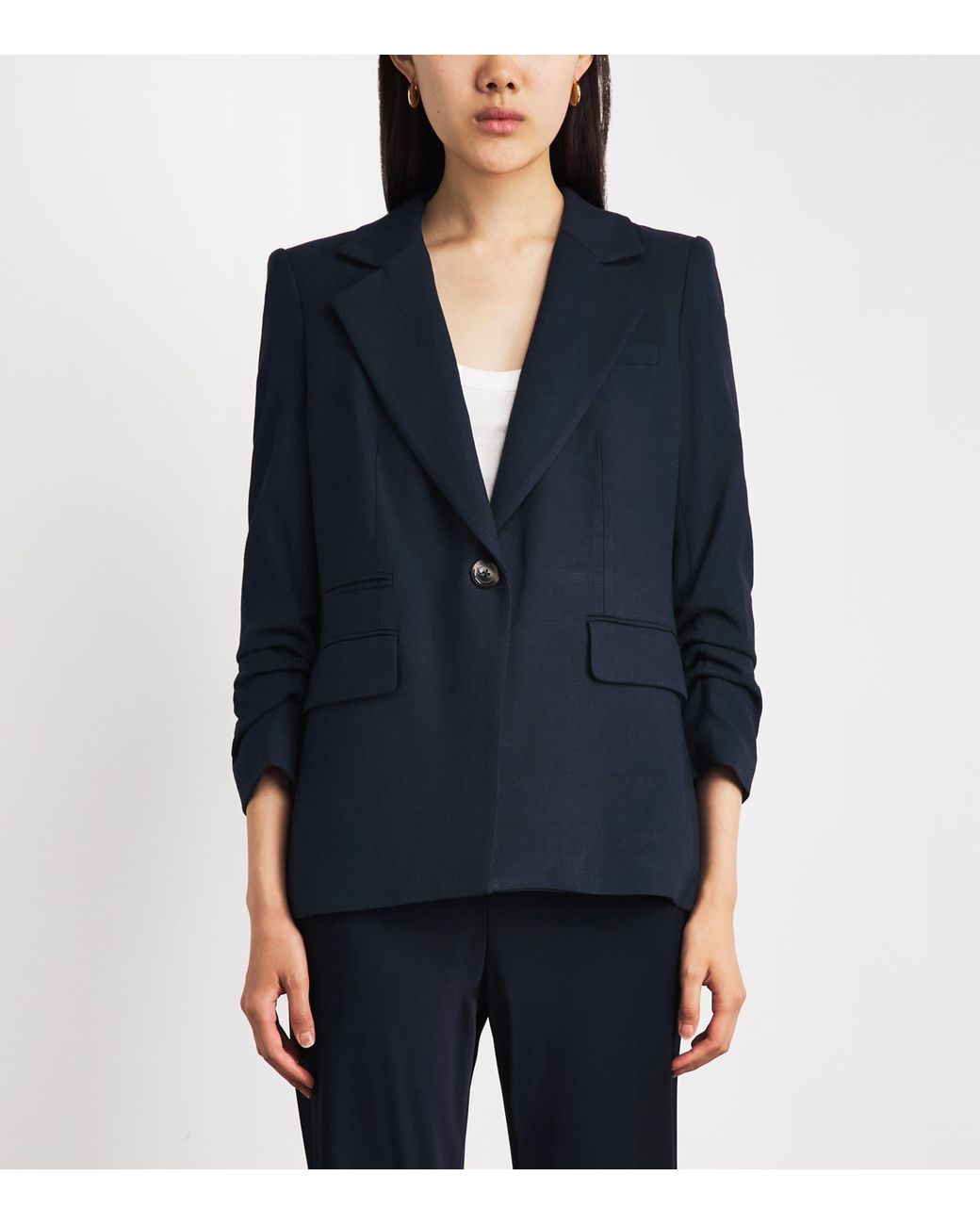 Veronica Beard Blue Battista Dickey Blazer