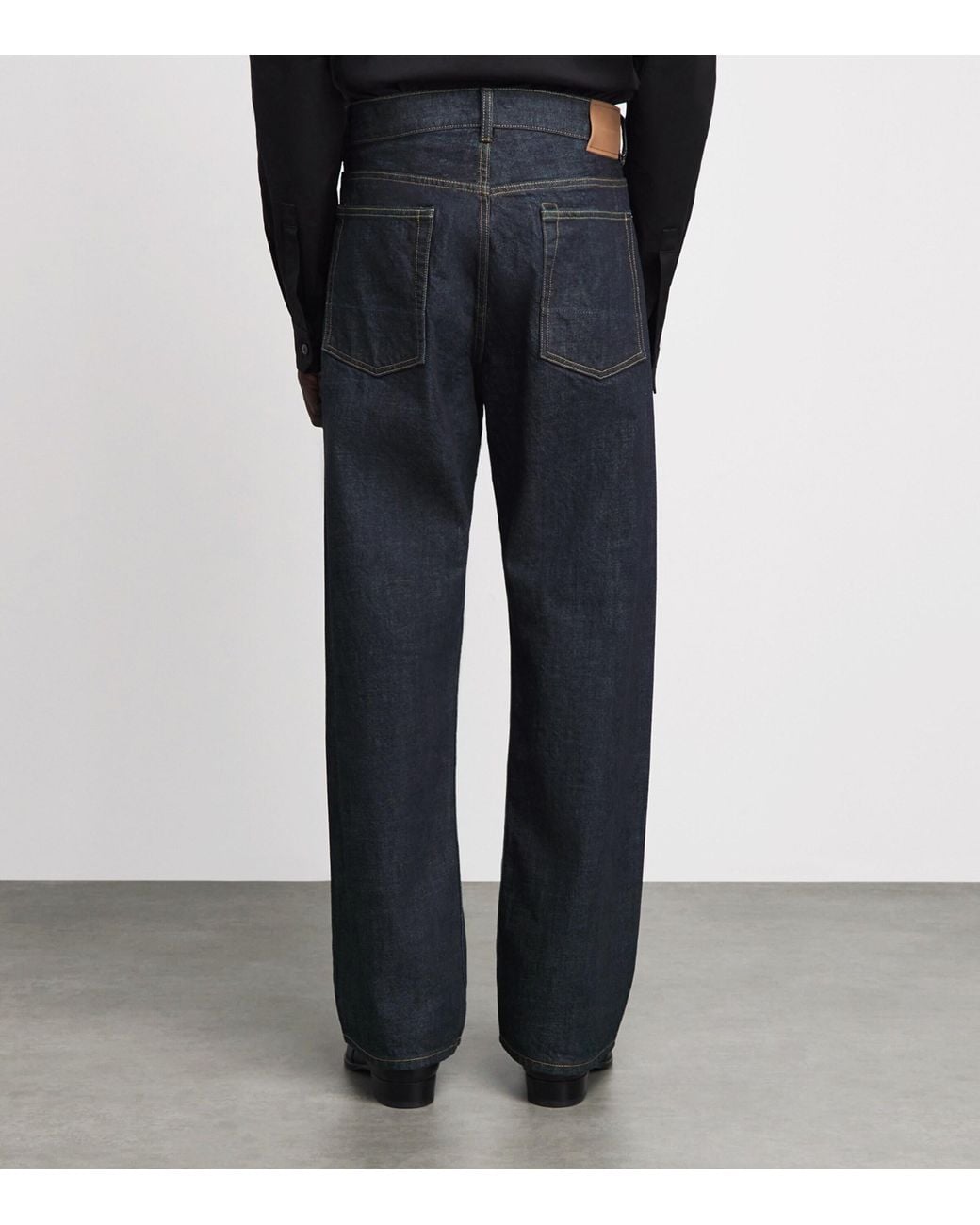Our Legacy Blue Third Cut Wide-Leg Jeans for men