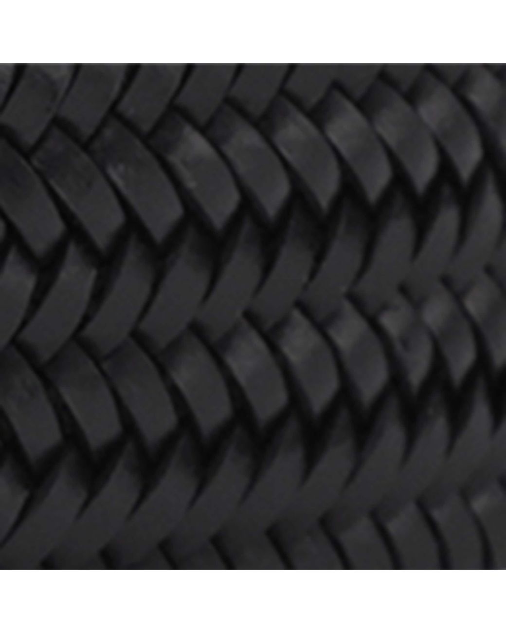 Ferragamo Black Leather Woven Gancini Belt for men