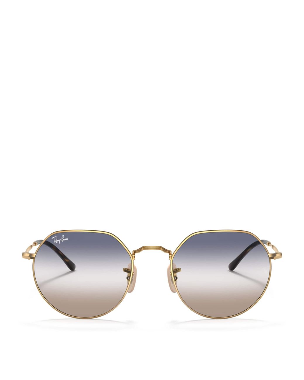 Ray-Ban Metallic Metal Jack Round Sunglasses
