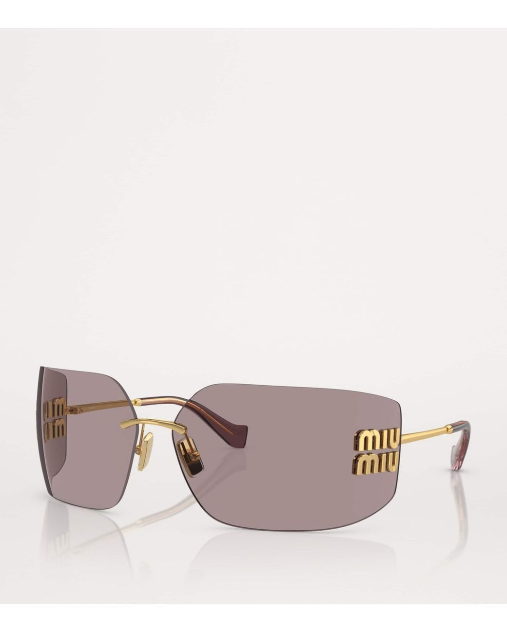 Miu Miu Gray Mu 54Ys Gld Shn Brn