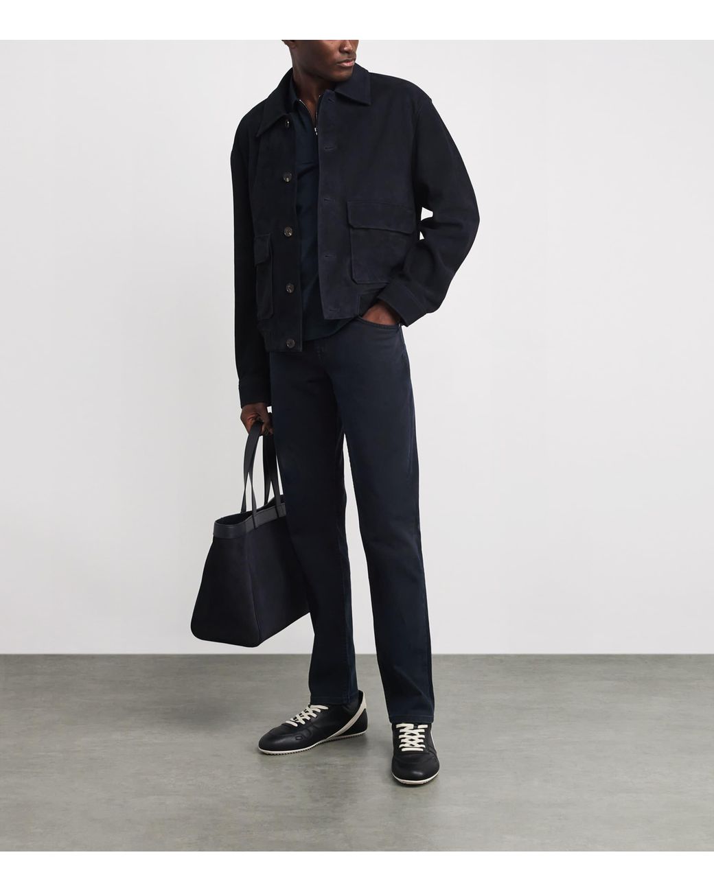 7 For All Mankind Blue Slimmy Tapered Jeans for men