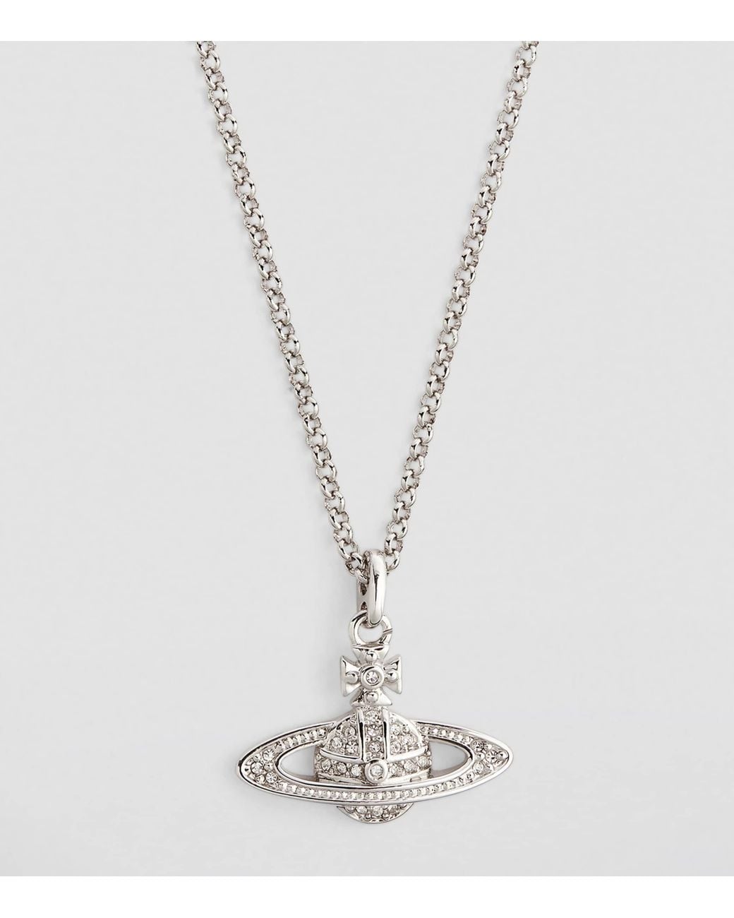Vivienne Westwood Metallic Mini Bas Relief Orb Necklace for men