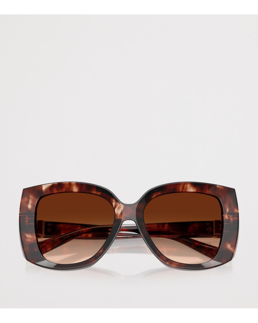 Dolce & Gabbana Brown Square Sunglasses