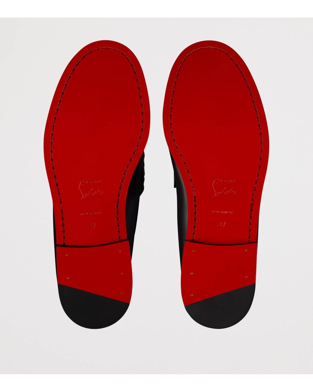 Christian Louboutin Black Rochelle Leather Loafers