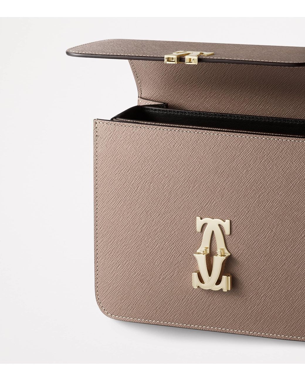 Cartier Natural Mini Leather C De Shoulder Bag