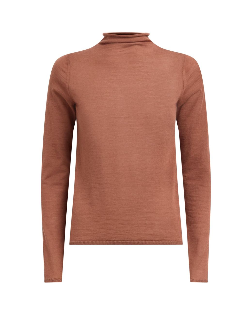 Colombo Brown Cashmere High-Neck Sweater