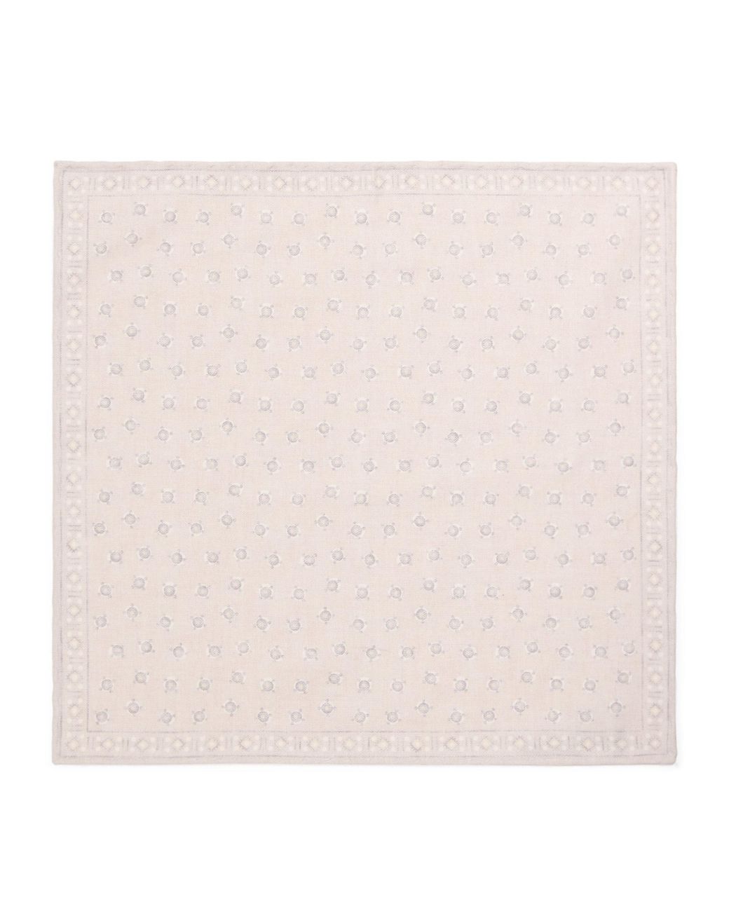 Eleventy Pink Wool-Cotton Pocket Square for men