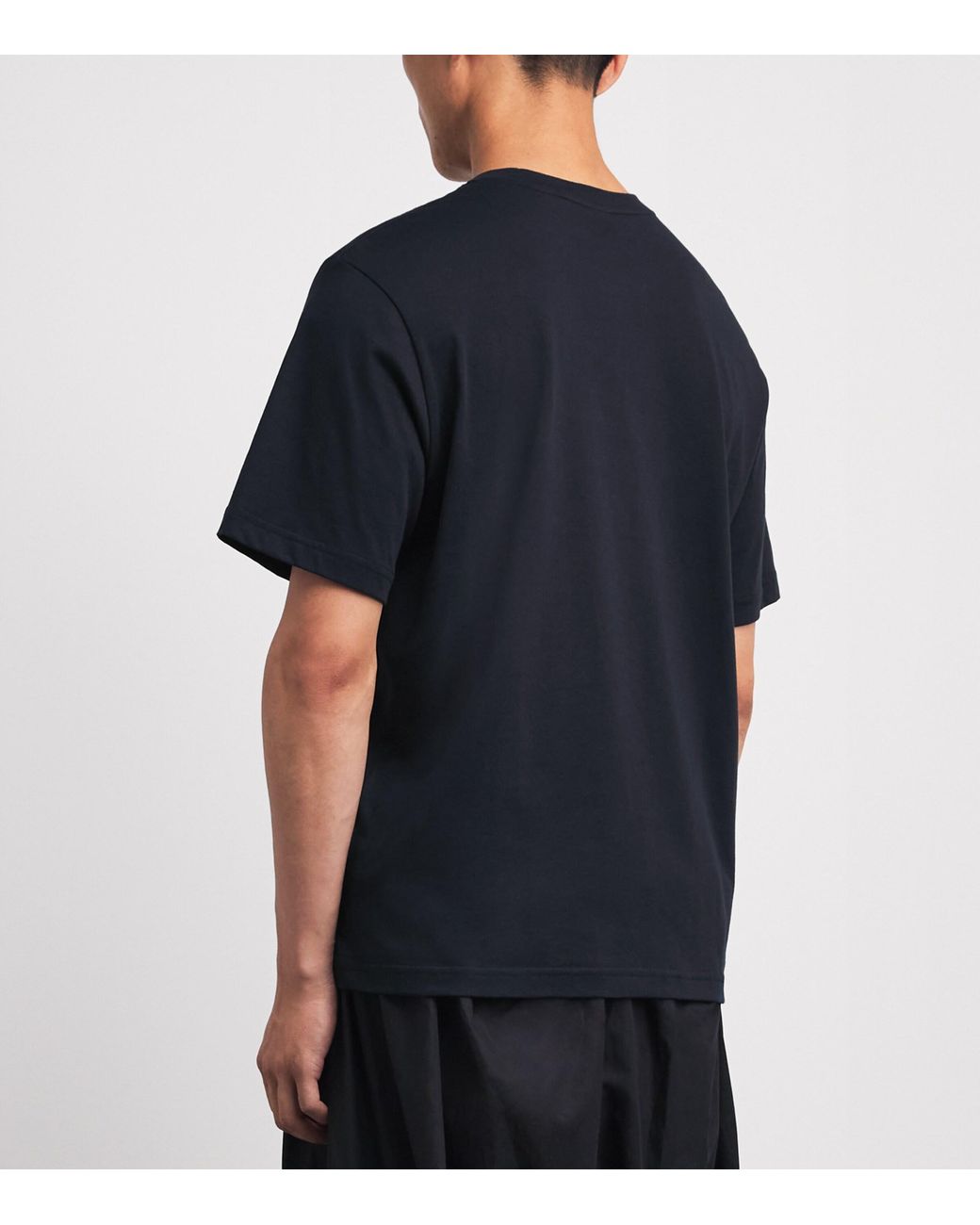 Moose Knuckles Blue Cotton Logo Yul T-Shirt for men