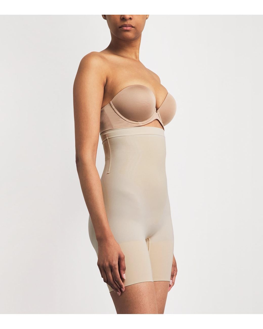 Spanx Natural Sculpt Gofigure High-Waist Mid-Thigh Shorts