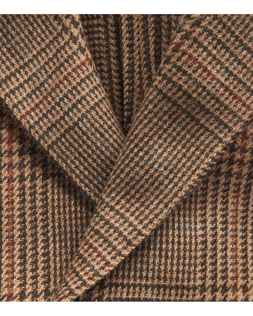 Polo Ralph Lauren Brown Wool Heyworth Glen Plaid Blazer for men