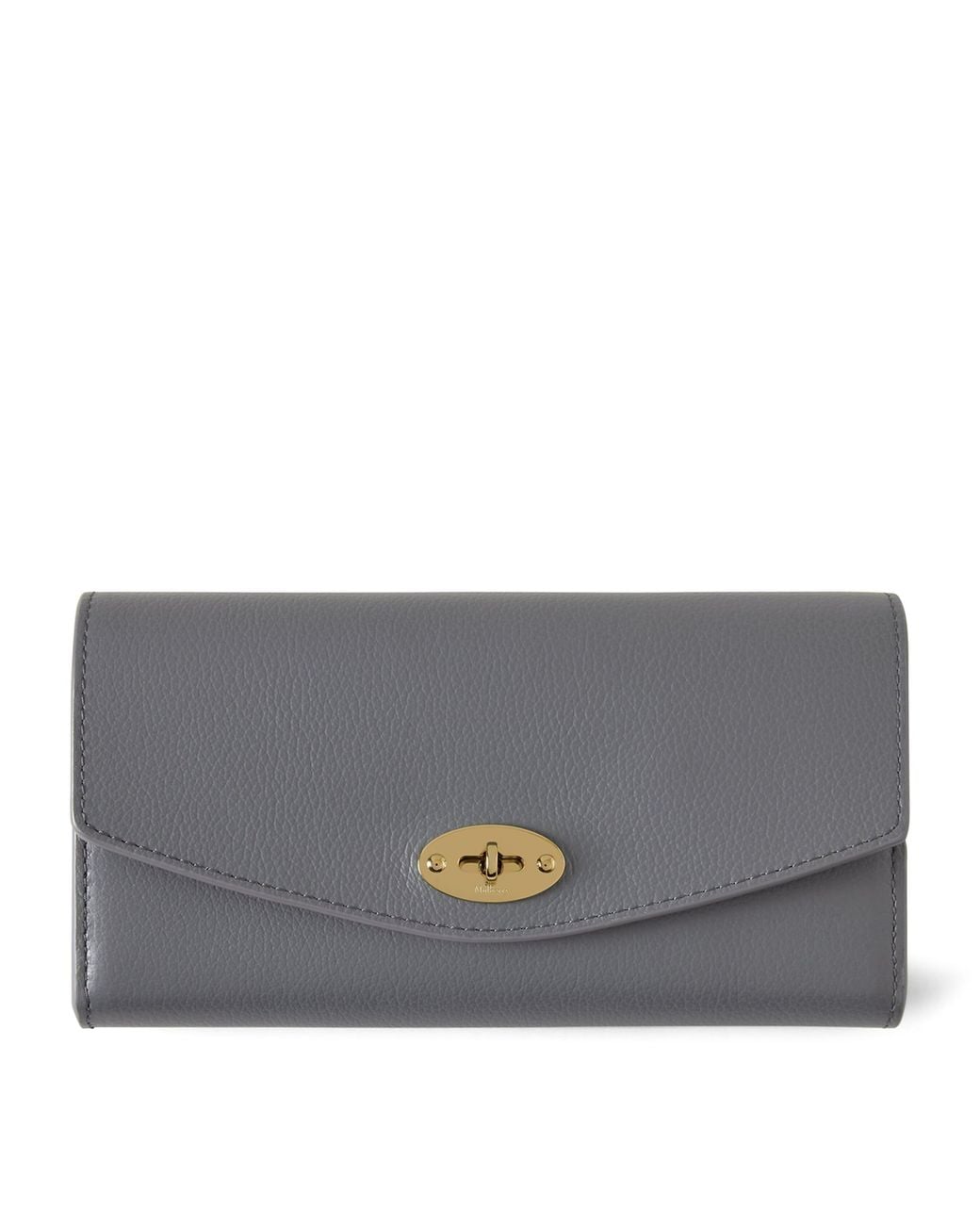Mulberry Gray Leather Darley Wallet