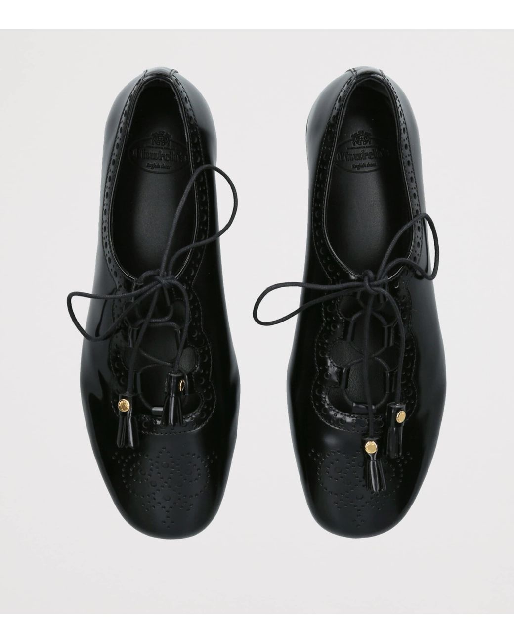 Church's Black Leather Rhea Brogue Shoes
