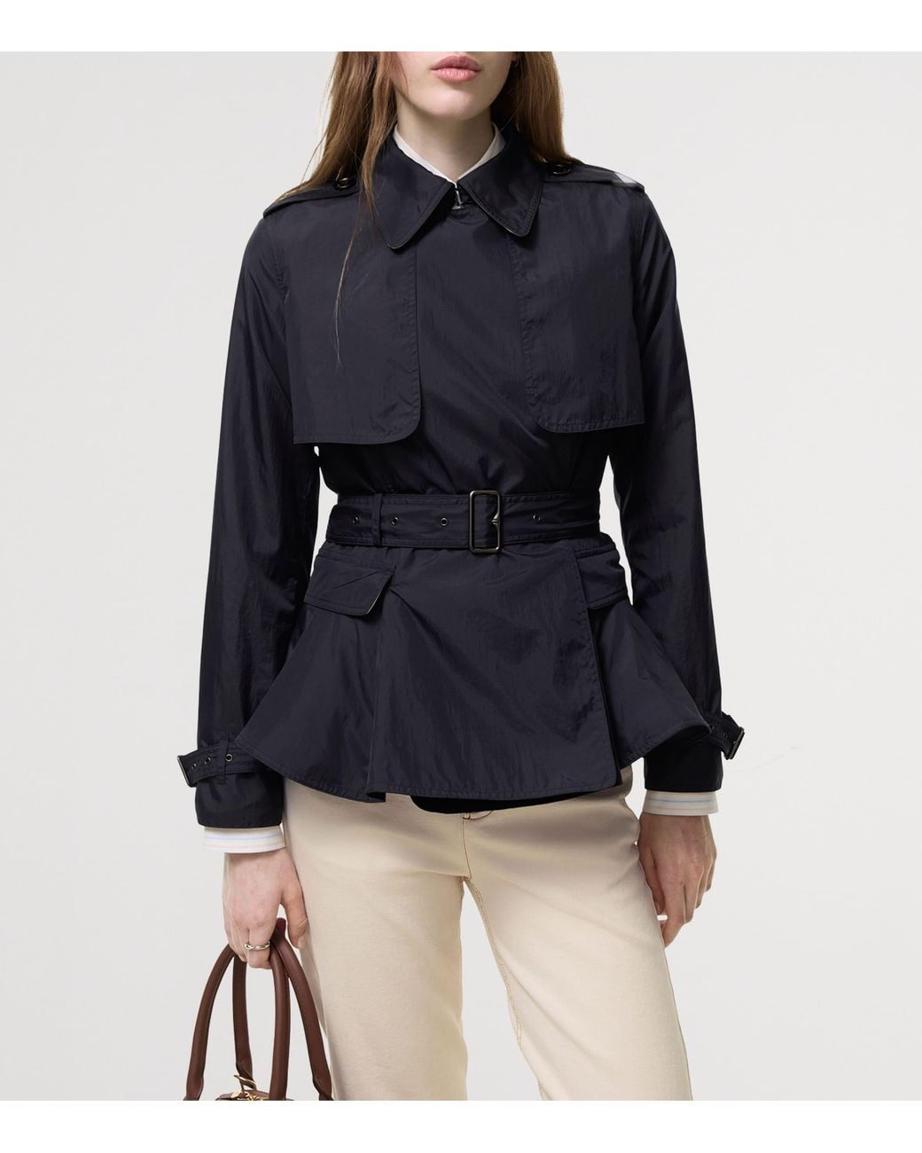 Burberry Blue Pembury Trench Jacket