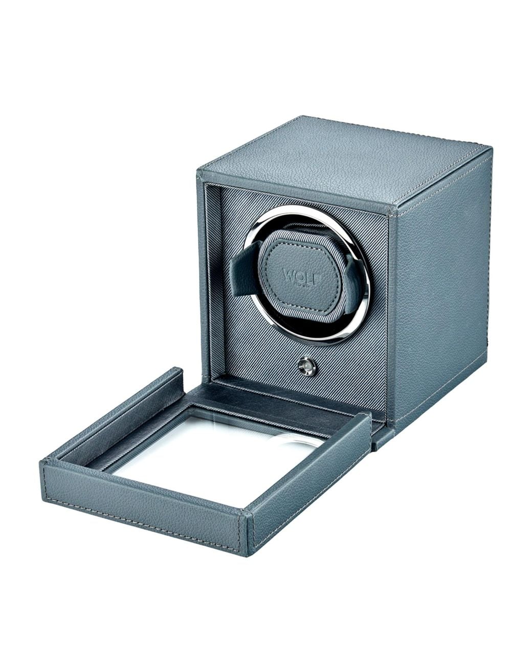 Wolf Blue Cub Single Watch Winder With Cover