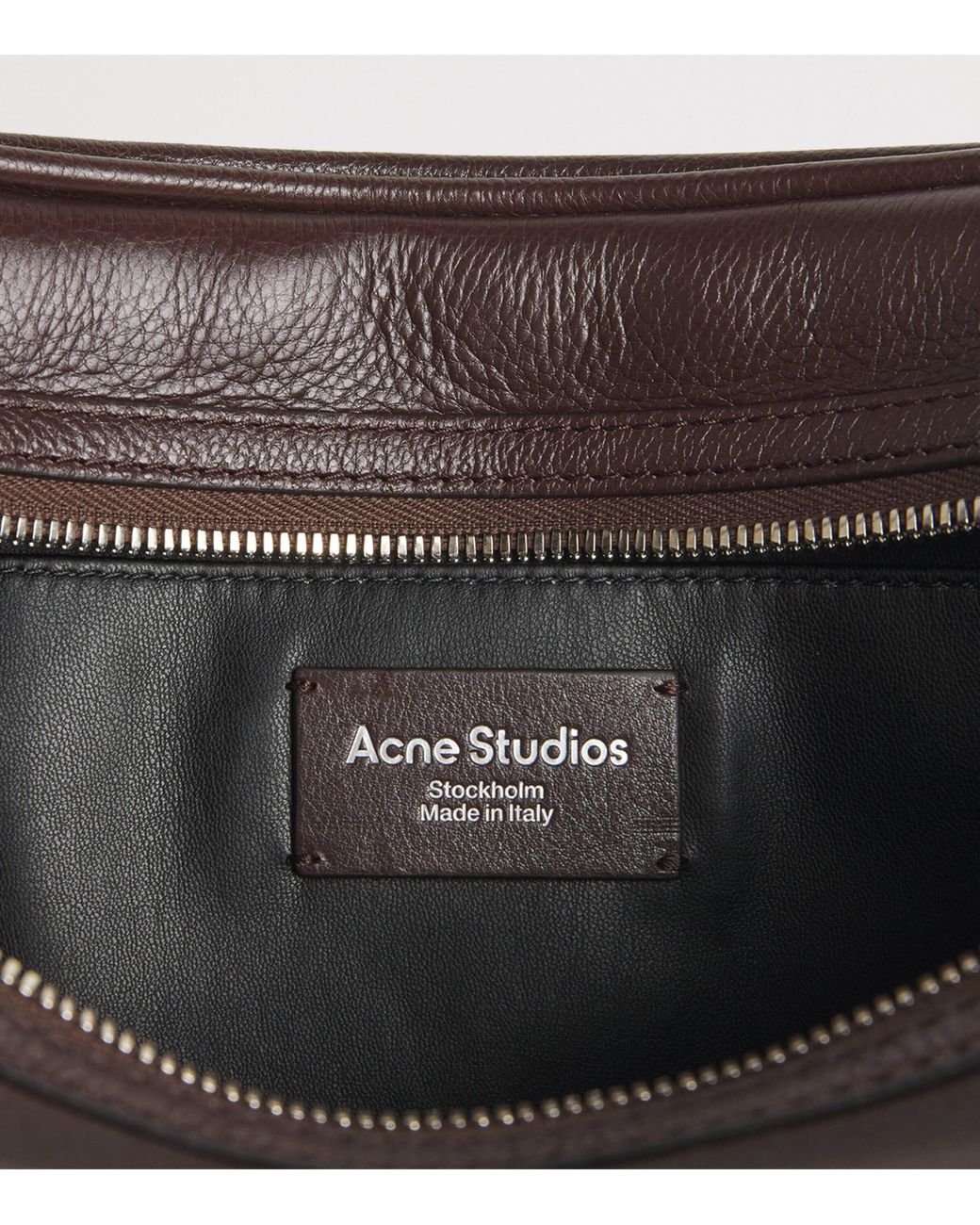Acne Black Leather Camero Party Shoulder Bag