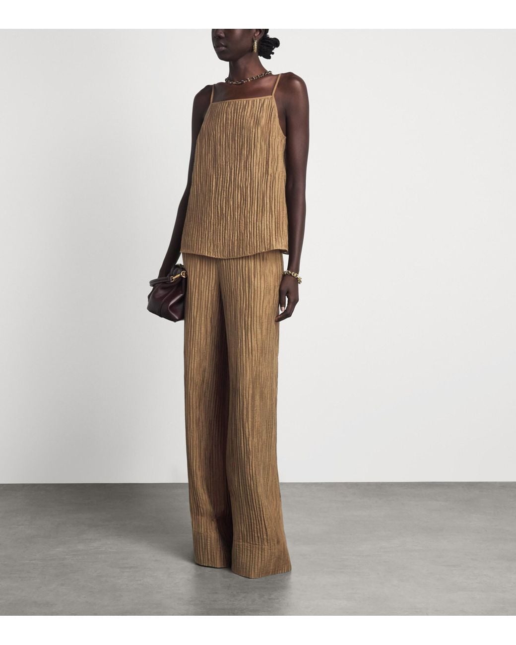 Joseph Brown Crinkled Titana Camisole