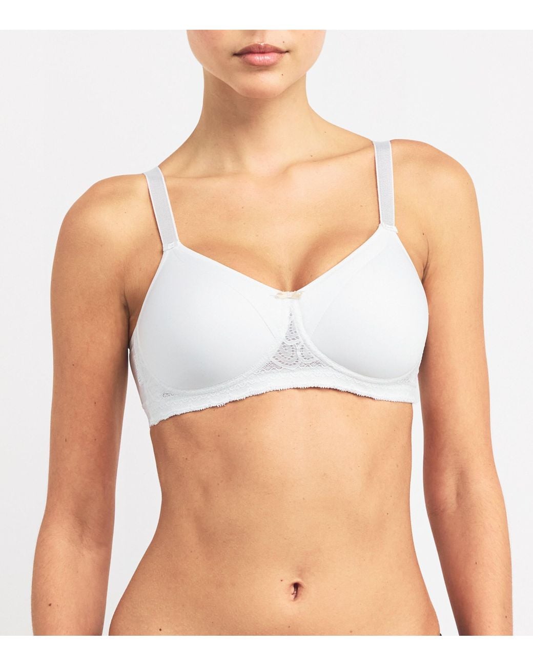 Chantelle White Memory Foam Mastectomy Bra