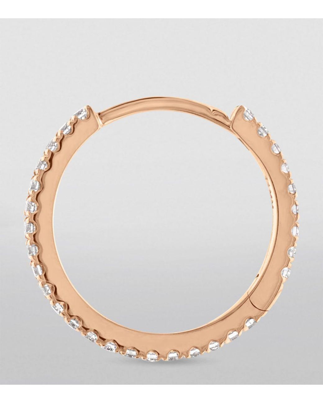 Maria Tash Metallic And Diamond Star Eternity Single Hoop Earring
