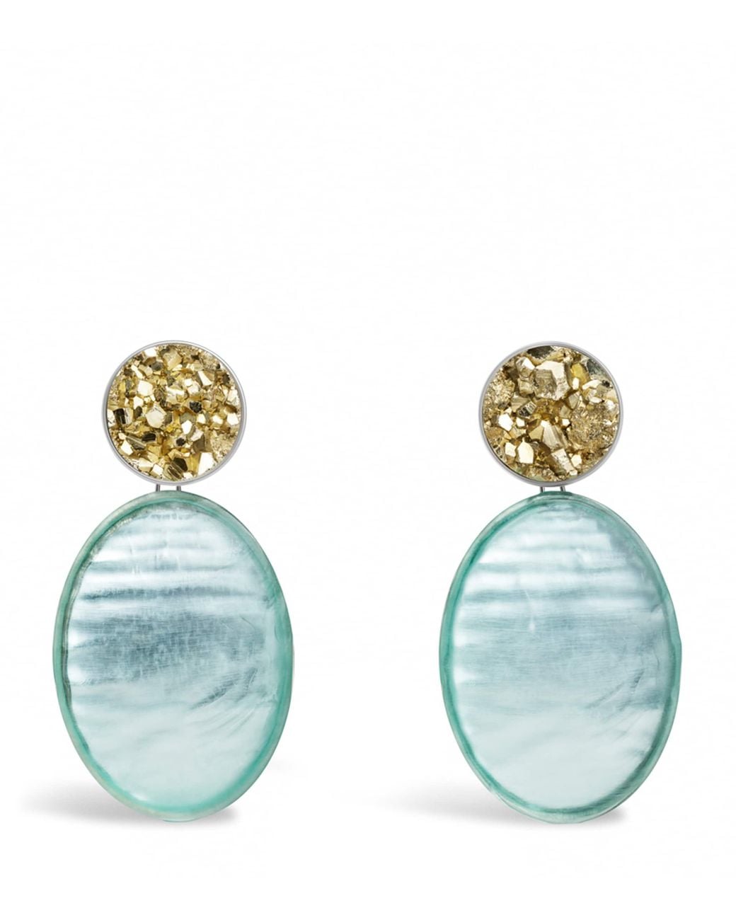 Alaïa Blue Pendant Earrings