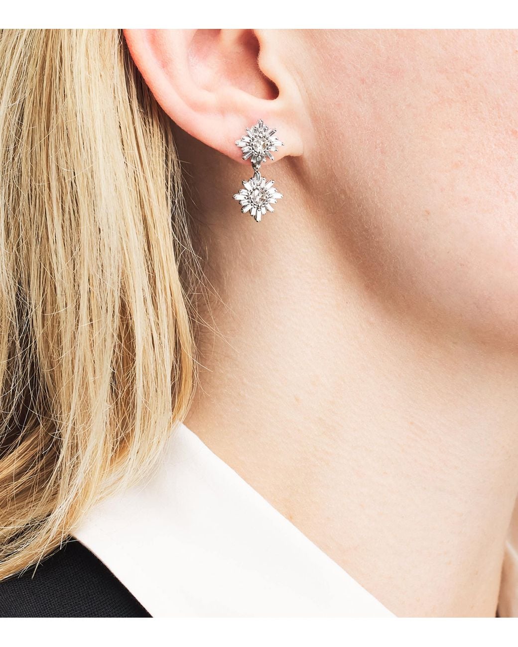 Suzanne Kalan Natural And Diamond Doublet Earrings