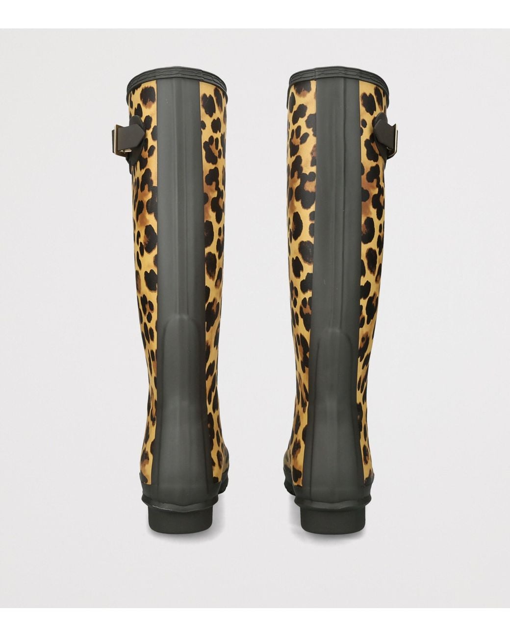 Hunter Multicolor Leopard-Print Original Tall Welly Boots