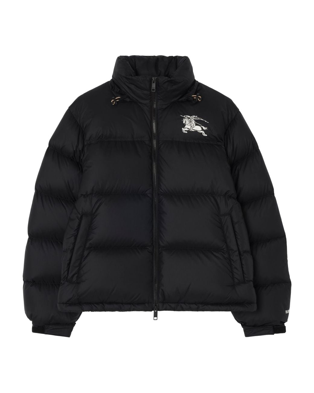 Burberry Black Down Ekd Puffer Jacket for men