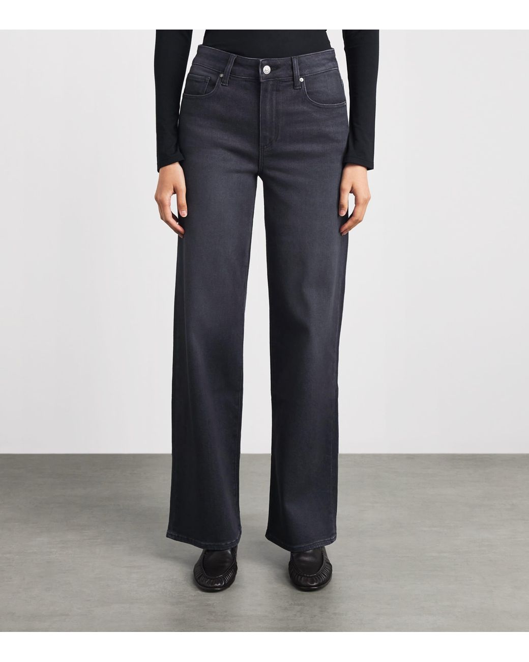 PAIGE Blue Tatum Wide-Leg Jeans