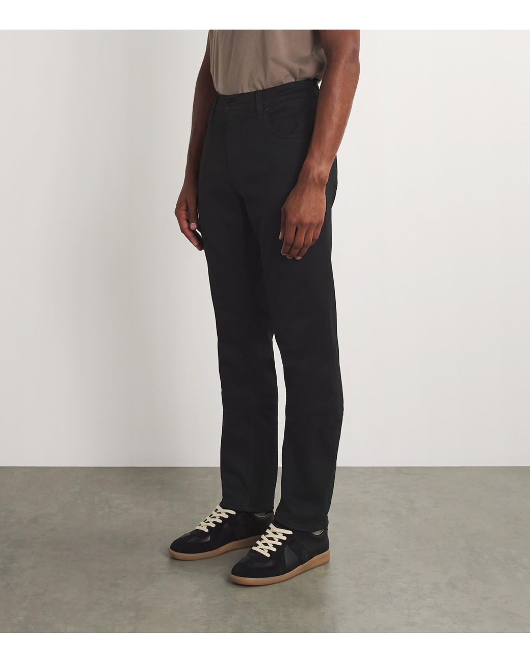 PAIGE Black Federal Slim Jeans for men