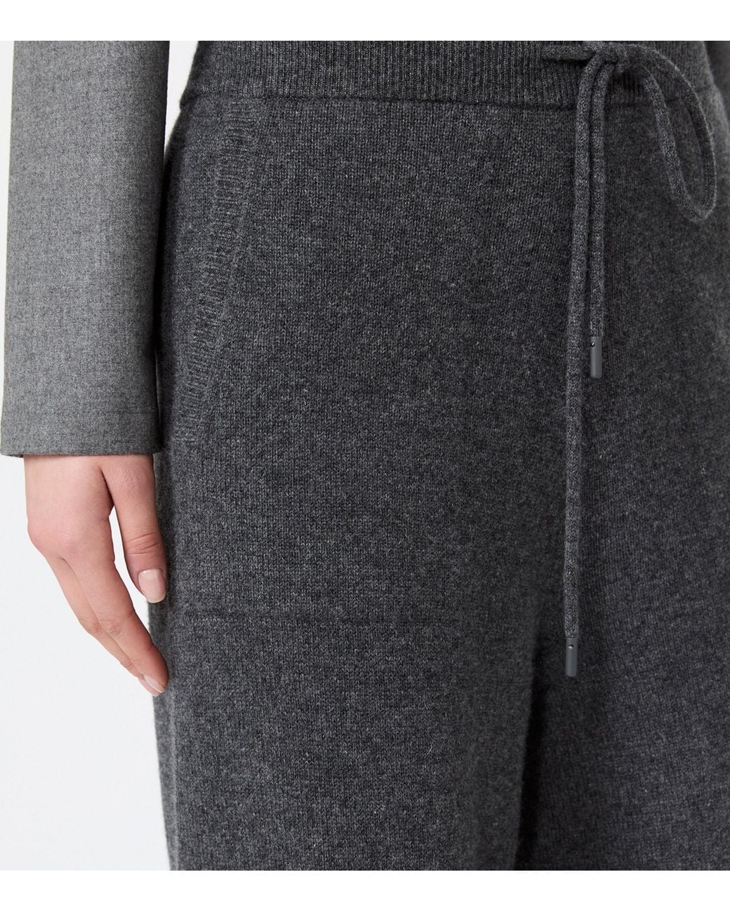 Max Mara Gray Cashmere Sweatpants