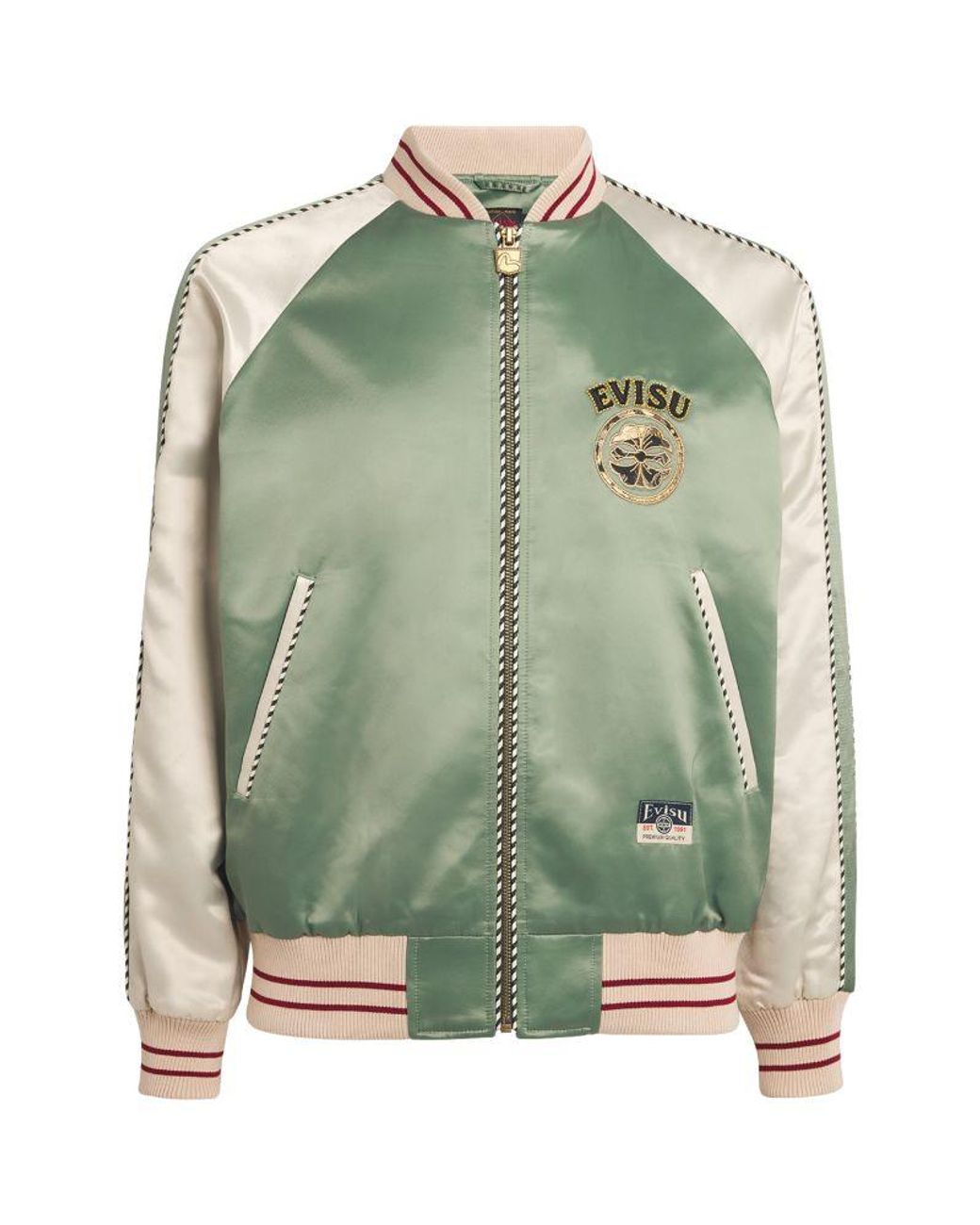 evisu-green-Satin-Embroidered-