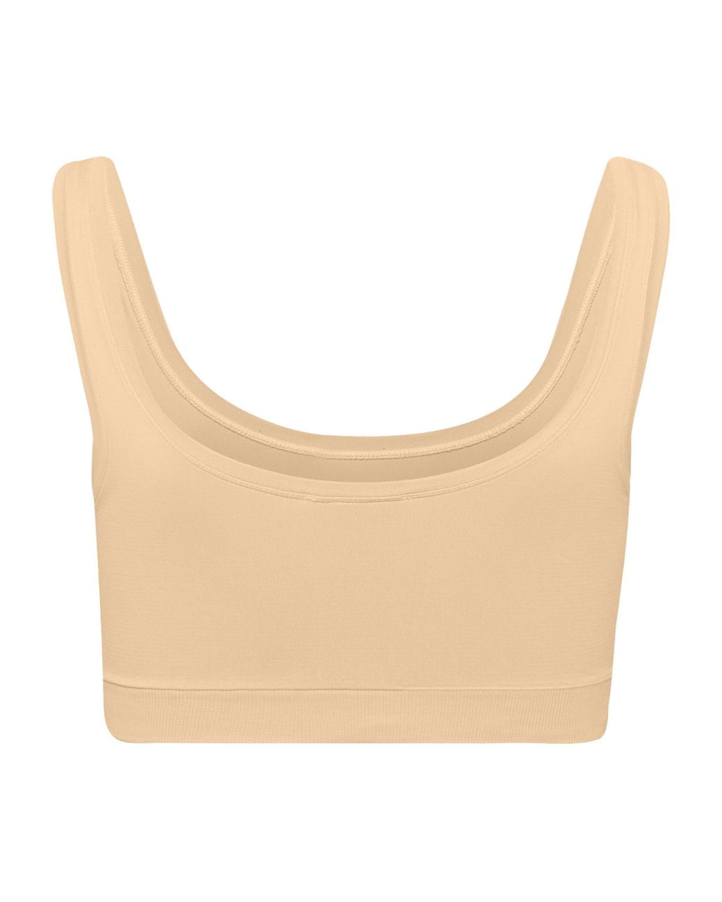 Hanro Natural Padded Touch Feeling Crop Top