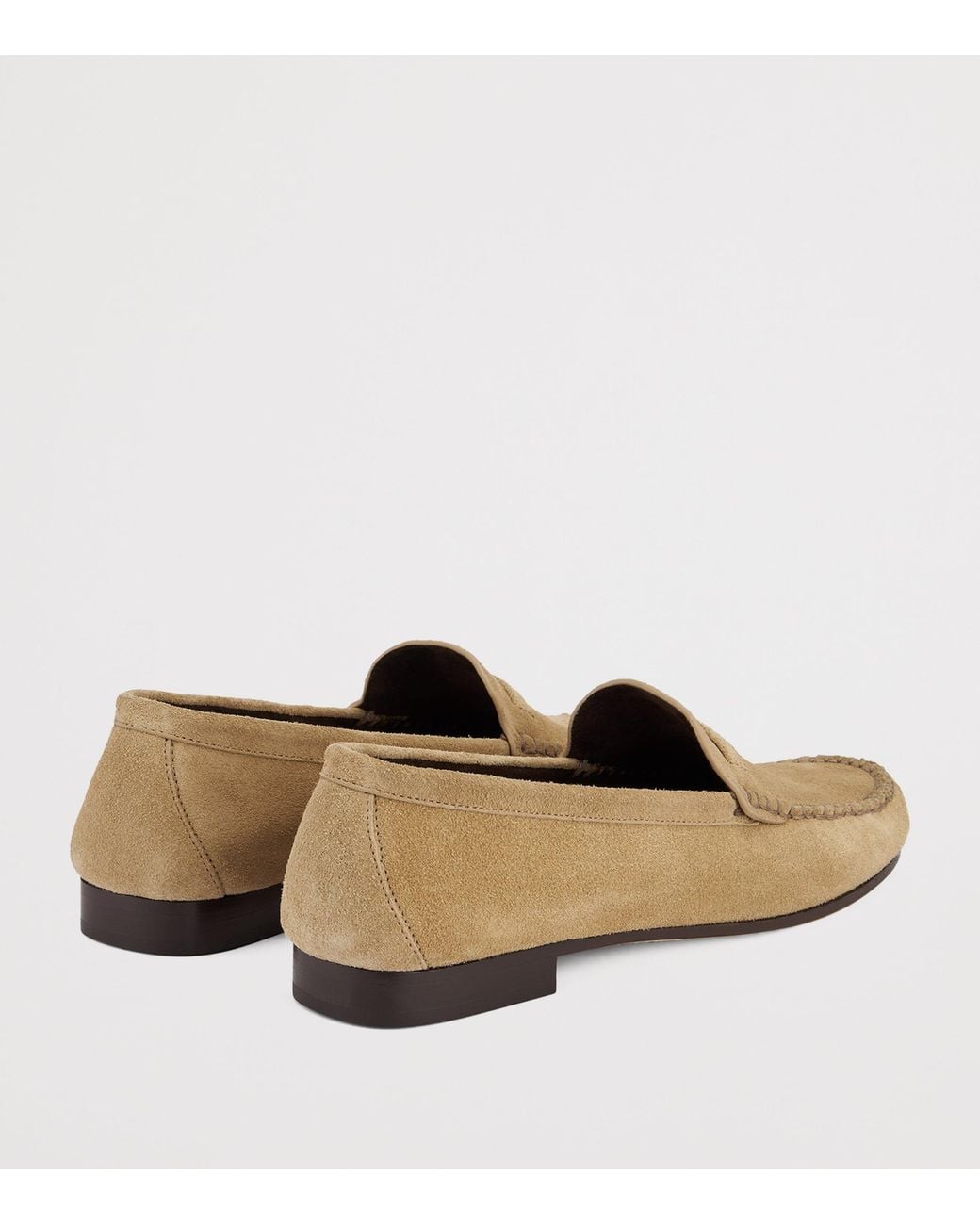 Malone Souliers Natural Suede Knightsbridge Loafers