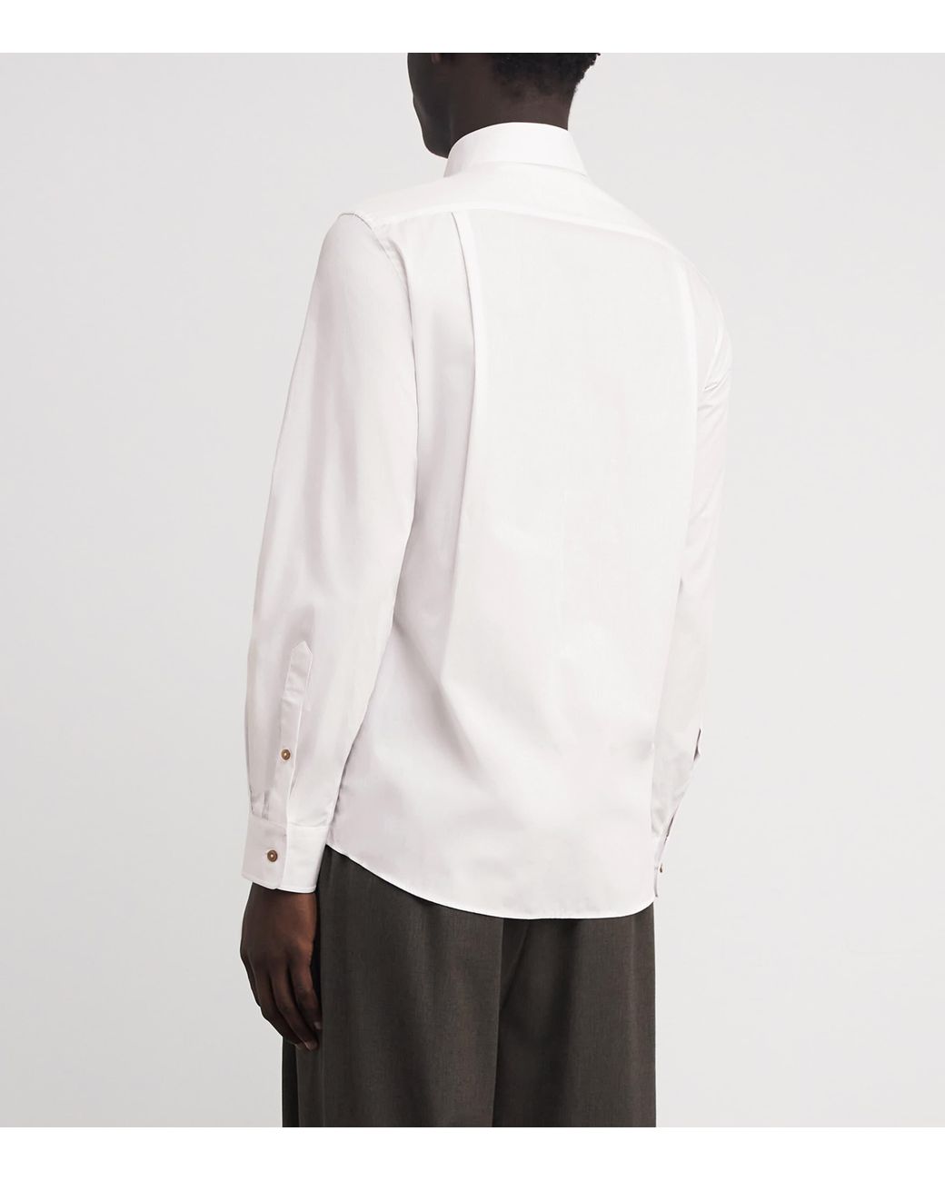 Vivienne Westwood White Cotton 2-Button Krall Shirt for men