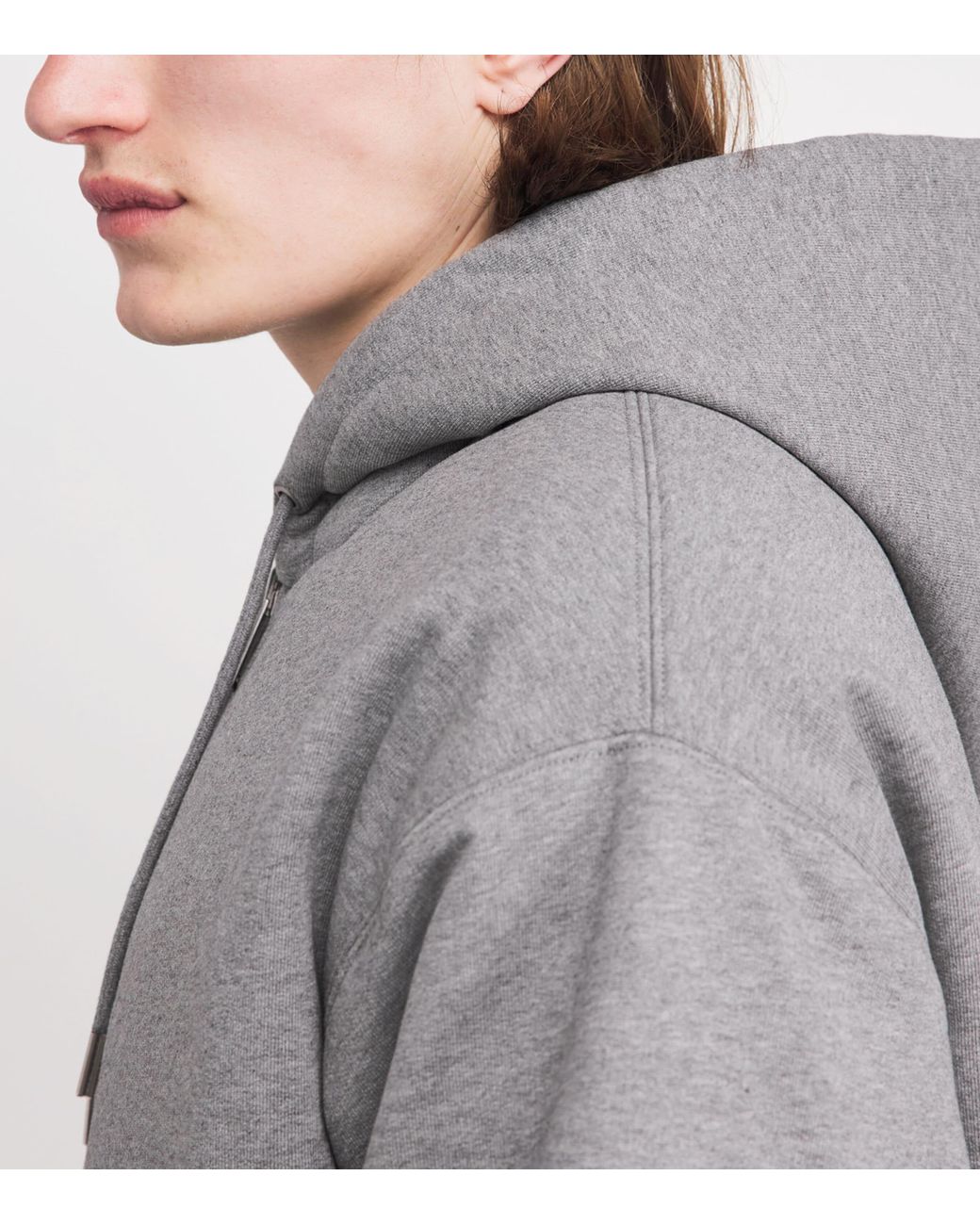 Canada Goose Gray Organic Cotton Reversible Fuse Down Hoodie for men