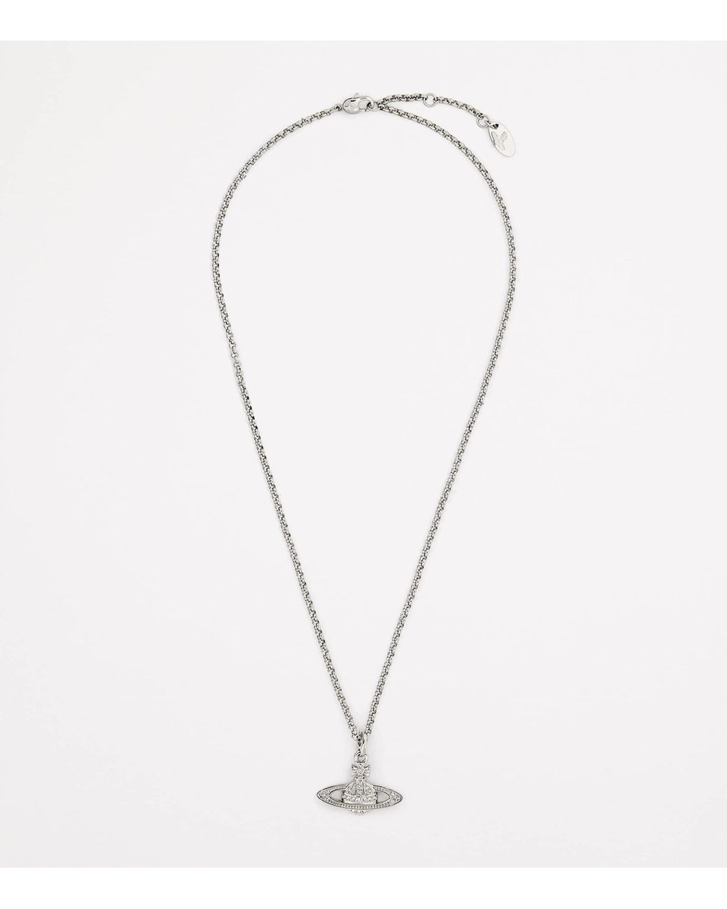 Vivienne Westwood Metallic Mini Bas Relief Orb Necklace for men