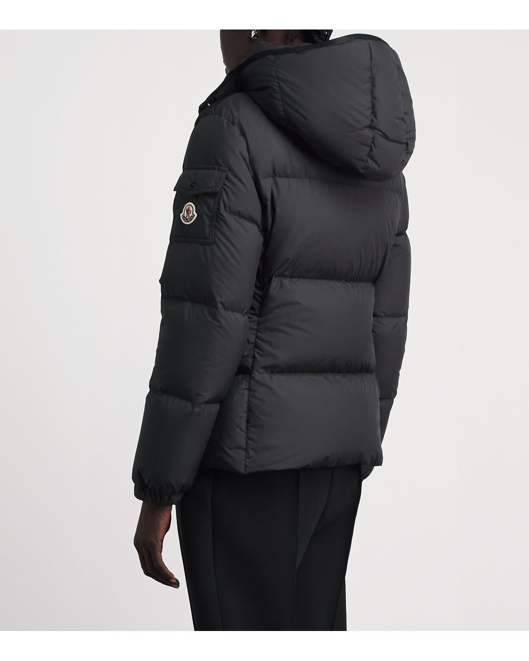 Moncler Black Down Quilted Fourmines Jacket