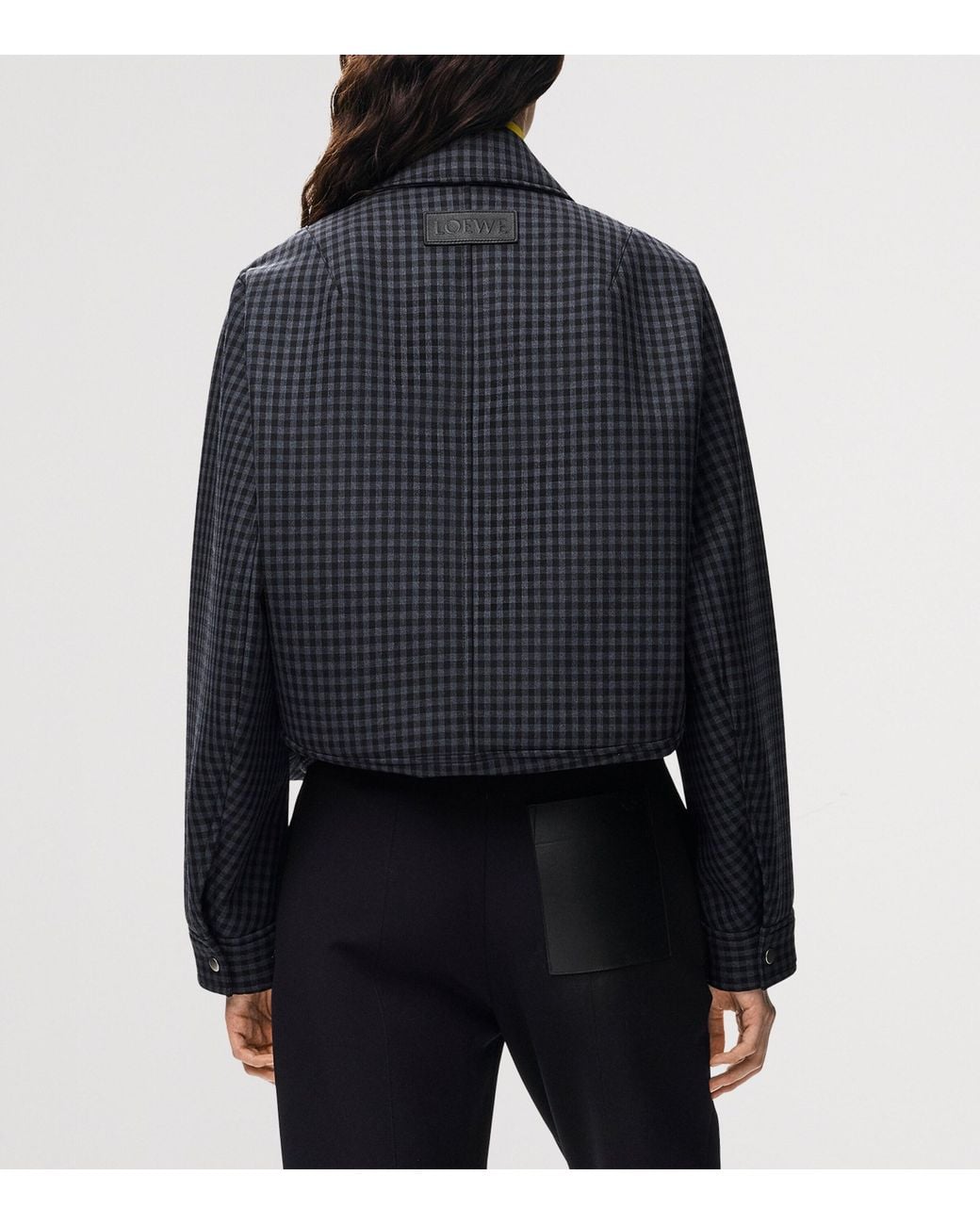 Loewe Blue Wool-Blend Drawstring Jacket
